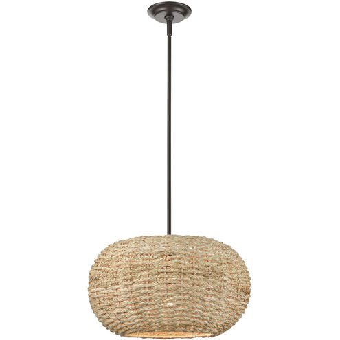 Bemo 1 Light 17.5 inch Oiled Bronze Indoor Pendant Ceiling Light